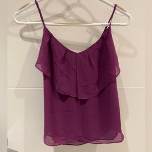 small purple guess tank top